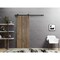 Sartodoors Sliding Barn Door with Hardware, Planum 0010 Walnut, 6.6FT Rail Hangers Sturdy Set, Modern Solid Pa PLANUM0010BD-B-WLN-2496 - alternate 1