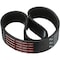 Gates Banded Narrow Cogged V-Belt, Super HC Molded Notch PowerBand, 3VX950, 3VX, Ethylene Elastomeric, 95 in, 2 in Top Width 5/3VX950 - alternate 1
