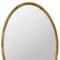 Homeroots 35" Brown Oval Solid Wood Framed Accent Mirror 485059 - alternate 2