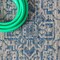 Jonathan Y Sinjuri Medallion Textured Weave Navy/Gray 3 ft. x 5 ft. Indoor/Outdoor Area Rug SMB101B-3 - alternate 2