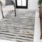 Jonathan Y Batten Modern Stripe Gray/Black 5 ft. x 8 ft. Area Rug SOR204B-5 - alternate 3