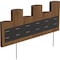 Greenes Fence 5'' to 7'' H. x 18'' L. Cedar Flexible Half-Log Lawn Edging RC32B - alternate 3