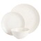 Gibson Elite Ramapo 12 Piece Stoneware Dinnerware Set in White Speckle 97360.12R - alternate 5