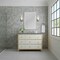 James Martin Vanities 48 in. Single Vanity, Sunwashed Oak with Embossed Shagreen w/3 CM Parisien Bleu Silestone Top D604-V48-SHG-FPBL - alternate 2