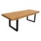 Homeroots 70" Natural And Black Solid Wood And Iron Live Edge Coffee Table 569545 - alternate 2
