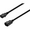 Monoprice SJT Extension Cord, 14 AWG, Indoor, 14/3, 1 Outlets, IEC 60320 C13, Black, IEC 60320 C14, 3 ft 24192 - alternate 1