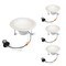 Bulbrite 75 Watt Equivalent 4 DWNLGT Dimmable Medium Screw LED Light Bulb Cool White Light 4000K, 4PK 862654 - alternate 1