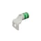 Burndy One-Hole Compression Lug, 1 AWG Max, Standard Barrel, Copper, Green YA1CL290 - alternate 2