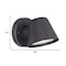 Homeroots Matte Black LED Short Cone Wall Light 398821 - alternate 2