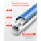 Vevor Air Compressor Line Kit 3/4'' x 100FT HDPE/Aluminum Shop Air Piping System Blue CAP 100ft - alternate 2