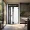 Vdomdoors Aluminum Door Cynex 6113 Natural Oak Entry Steel Metal Modern Painted W36+14xH80+12 Left Inswing CYNEX6113EXD-OAK-W36+14xH80+12-LH-I - alternate 2