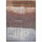 Homeroots 5' X 8' Rust And Ivory Abstract Washable Indoor Outdoor Area Rug 632054 - alternate 2
