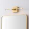 Jonathan Y McKenna 16.25" Modern Minimalist Dimmable Integrated LED Metal Wall Sconce, Brass Gold JYL7039B - alternate 2