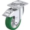Zoro Select Plate Caster, Swivel, Polyurethane, 7 3/4"H LH-ALST 150K-FI - alternate 1