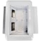 Legrand Wiremold Evolution Series 2-Gang Wall Box - 2-gang - White - Steel EFSB2 - alternate 2