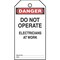 Panduit Safety Tag, Vinyl, 3in Width, 5.75in Height PVT-23-Q - alternate 1