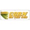 Signmission CORN ON THE COB BANNER SIGN farmers market stand B-72 Corn Cob - alternate 1