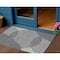 Homeroots 3' X 5' Gray And Black Geometric Washable Indoor Outdoor Area Rug 597637 - alternate 1