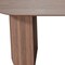 Homeroots 79" Brown Solid Wood Double Pedestal Base Oval Dining Table 720469 - alternate 2
