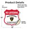 Signmission Bilingual No Loitering Shield Sign Polic, 12 Inch X 12 Inch, Vinyl Decal SHI-D-12-365 - alternate 3