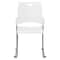 Office Star Products STC Series Sled Base Leg Stack Chair, White / Silver STC8302C2-11 - alternate 3