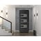 Vdomdoors Front Exterior Prehung Metal-Plastic Door, Manux 8933 Matte Black, Office Commercial and Residentia MANUX8933EXD-BLK-W30xH80-RH - alternate 2