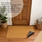 Gardenised Heavy Duty Coco Coir Doormat with Non Slip PVC Baking Embossed Design, Cozy Welcome QI004882 - alternate 2