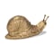 Homeroots 3" Antiqued Gold Cast Iron Snail Figurine 612456 - alternate 2
