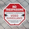 Signmission No Trespassing This Property Is Pro, 18 inch X 18 inch, Plastic Sign, 2PK OC-P-2PACK-18-101 - alternate 2