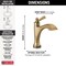 Delta Dorval Single Handle Touch20.Xt Bathroom Faucet 556T-CZ-DST - alternate 2