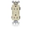 Leviton Straight Blade Receptacle, 5-15R, 15 A, 125V AC, Flush Mount, Self-Grounded M1626-2SI - alternate 1