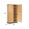Diversified Spaces Tall Storage Cabinet, Oak Frame, 6 Shelves 356-3622K - alternate 2
