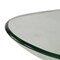 Homeroots 17" Clear And Black Glass And Metal Oval Decorative Bowl With Stand 635498 - alternate 1