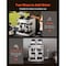 Vevor Commercial Drip Coffee Maker 24 Cups with 4 Glass Carafes and 4 Warmers ARBD-386 - alternate 3