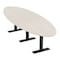 Skutchi Designs 8 Person Conference Table With Power Unit | 10' Oval Table | Harmony Series HAR-OVL-48X120-T.BK-K458-NA - alternate 1