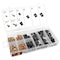 Performance Tool 170 pc. U-Clip Assortment, Door Panel Fasteners, Black Spring Steel, Case W5285 - alternate 1