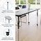 Flash Furniture Commercial Adjustable Height Rectangular Activity Table - Locking Casters-Gray XU-A2460-REC-GY-T-A-CAS-GG - alternate 2