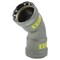 Viega MegaPressG 45 elbow P1 1.5 P2 1.5 carbon steel zinc-nickel coating 25251 - alternate 1