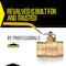 Revalved 1-1/2" Brass Ball Valve 600 WOG Female Threaded NPT Full Port, Lead-Free REV150TH - alternate 2