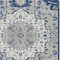 Homeroots 5' X 8' Navy Blue Ivory And Gray Oriental Washable Indoor Outdoor Area Rug 596639 - alternate 4
