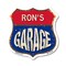 Signmission Ron's Garage, 18 Inch X 18 Inch, Plastic Sign SHI-P-18-383-RON - alternate 1