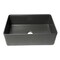 Alfi Brand Grey Matte Workstation 30''X20'' Single Bowl Step Rim Fireclay Farm Sink W/ Accessories ABFS3020-GM - alternate 3