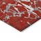 Homeroots 3' X 5' Red Ivory And Gray Striped Washable Indoor Outdoor Area Rug 600918 - alternate 3