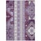 Homeroots 3' X 5' Purple Lavender And Ivory Aztec Washable Indoor Outdoor Area Rug 598496 - alternate 3