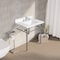 Kingston Brass 31" x 22" Quartz Vanity Top with Rectangular Sink, 8" Faucet Drillings, Quartz White KVPB3122W38CL - alternate 2