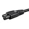 Monoprice Power Cord IEC 60320 C14 to IEC 60320 C5_ 18AWG_ 10A_ 3-Prong_ Blk_6ft 27317 - alternate 3