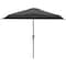 Pure Garden Half Umbrella Outdoor Patio Shade 9 ft Patio Umbrella w/ Easy Crank Small Canopy 50-LG1422 - alternate 1