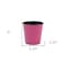 Homeroots 5in Hot Pink Recycled Plastic Indoor Outdoor Round Pot Planter 488313 - alternate 2