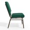 Flash Furniture Fabric Church Chair w/Book Rack, Green XU-CH-60096-GN-BAS-GG - alternate 4