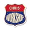 Signmission Chris's Workshop, 12 Inch X 12 Inch, Plastic Sign SHI-P-12-489-CHRIS - alternate 1
